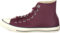 Converse - All Star Leather Shearling Deep Bordeaux/Natural/Egret