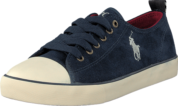 Falmuth Low Navy Suede