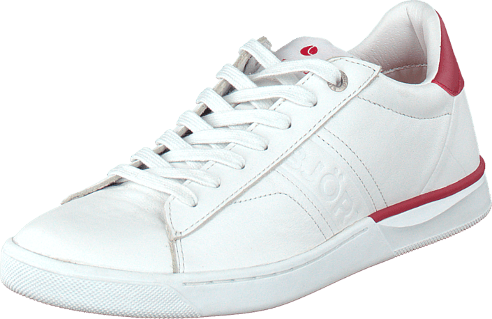 T100 Low Lea W White/Red