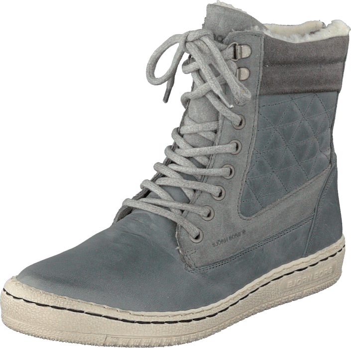 Björn Borg - Willow High Q Fur Lt Grey/Dk Grey