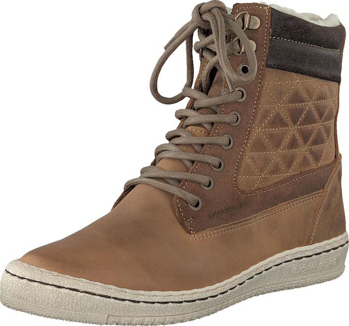 Björn Borg - Willow High Q Fur Tan/Dk Brown
