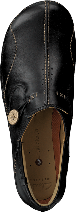 Clarks - Un Loop Black Leather