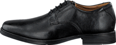 Clarks - Tilden Plain Black Leather