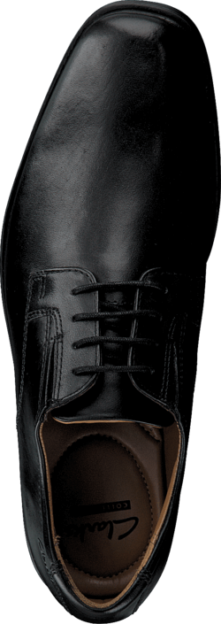 Clarks - Tilden Plain Black Leather
