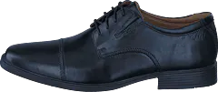 Clarks - Tilden Cap Black Leather