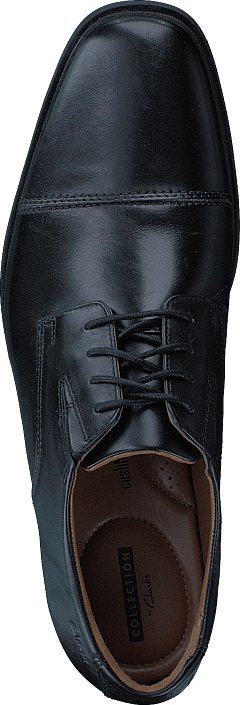 Clarks - Tilden Cap Black Leather