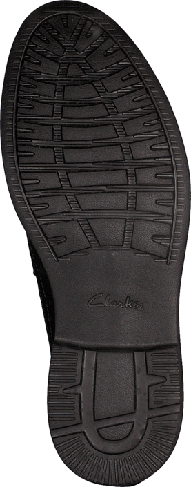 Clarks - Wahlton Wing Blk Tumbled Lea
