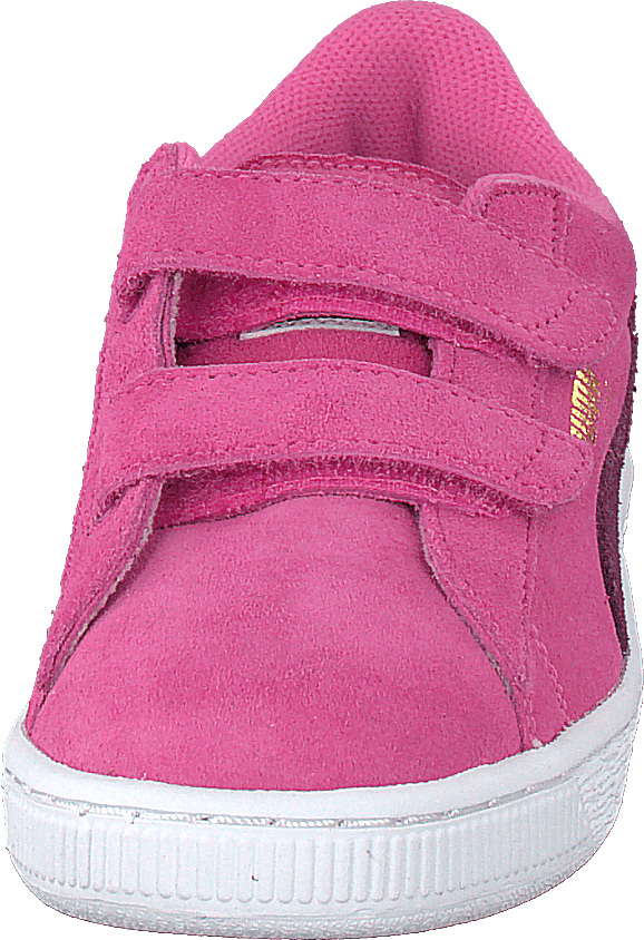 Suede 2 Straps Kids Pink