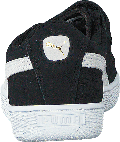 Suede 2 straps Kids Black-White