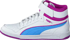 Puma - Puma Liza Mid Jr White-Little Boy Blue