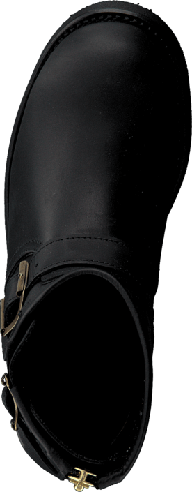 PrimeBoots - Engineer Zip Low Black Brass