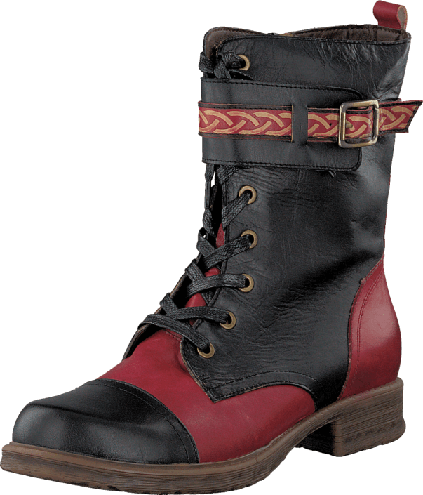 Soft Comfort - Halle Black/red 06