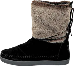Toms - Nepal boot Black suede faux hair