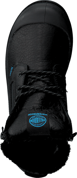 Palladium - Pampa Hi Cuff WPS Kids Black
