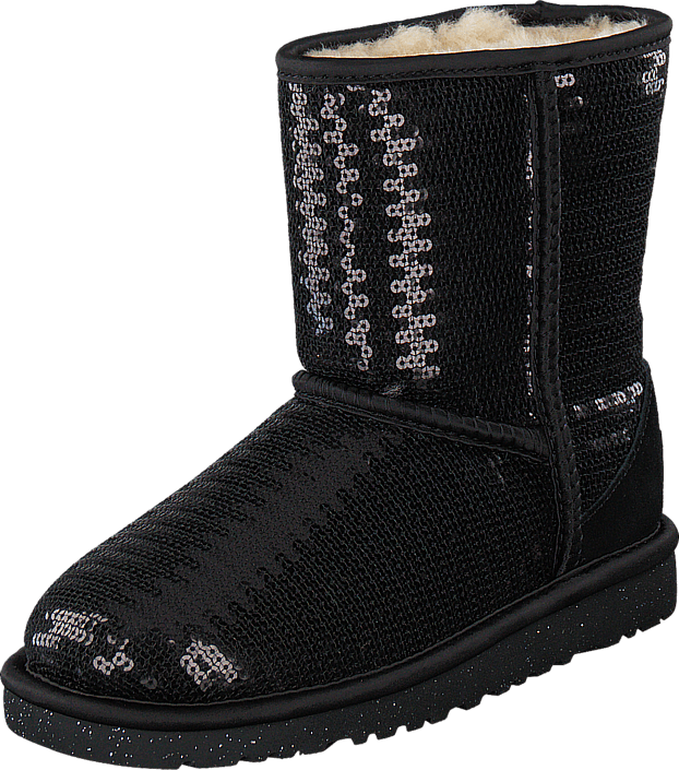 UGG - Cl. Short Sparkle Black