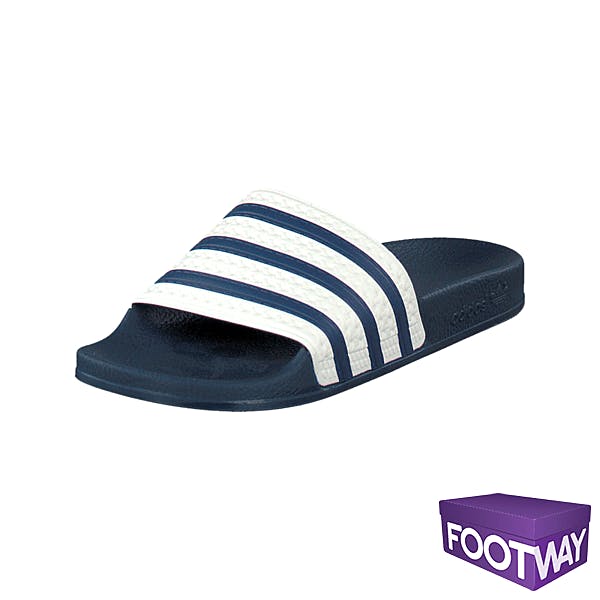 Adilette Slides Adiblue/White/Adiblue - Bild 3
