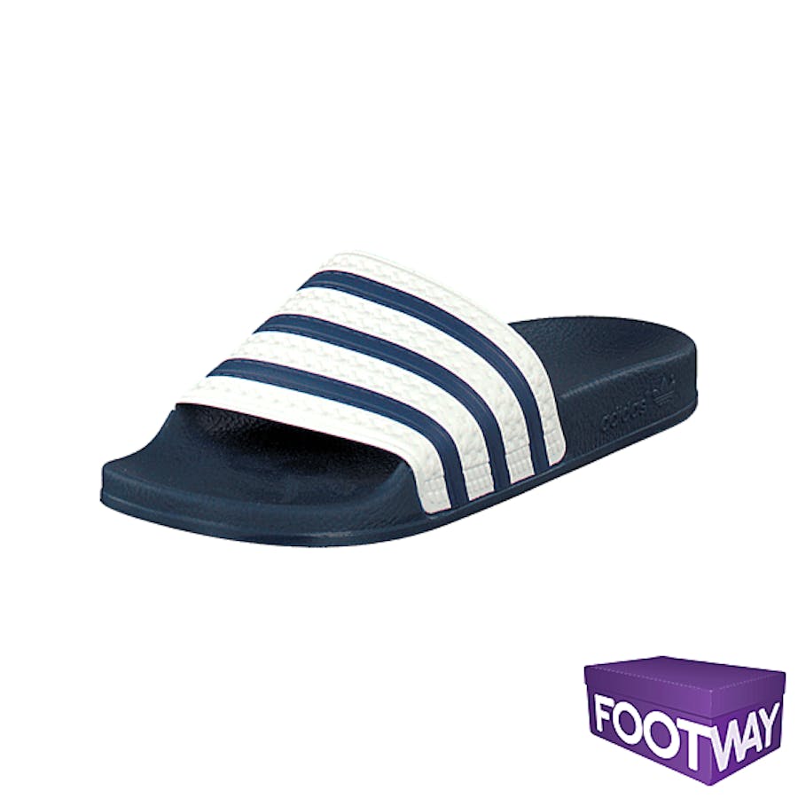 Adilette Slides Adiblue/White/Adiblue - Bild 3