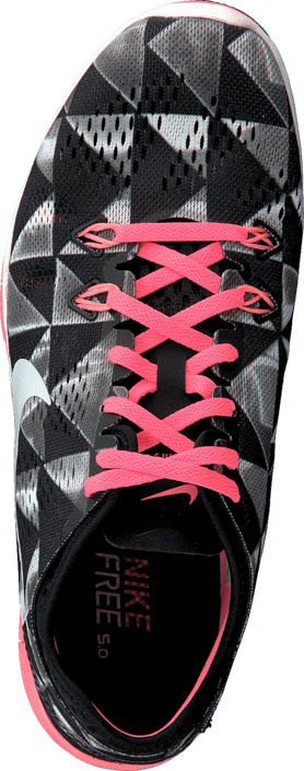 Nike - Wmns Nke Free 5.0 Tr Fit 5 Prt Black/White/Lava Glow