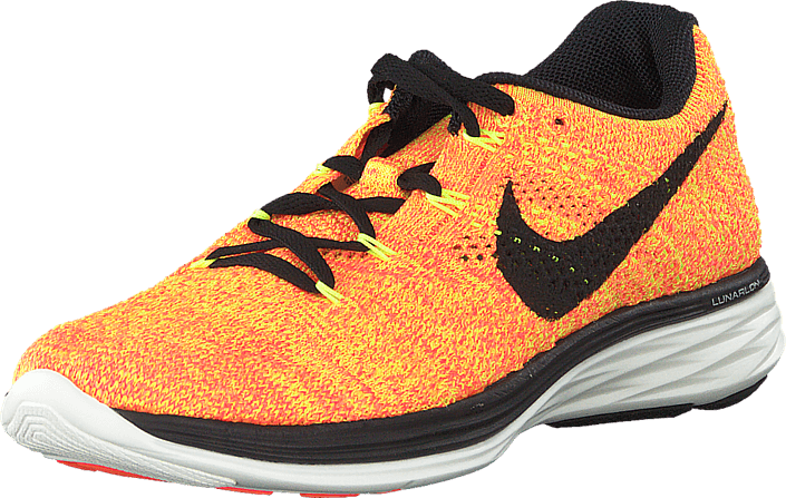 Wmns Nike Flyknit Lunar3 Vlt/Blck-Bright Crimson