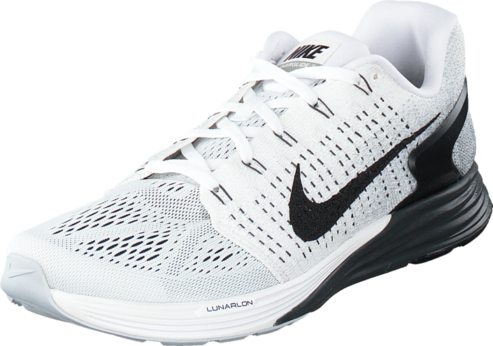 Nike Lunarglide 7 White/Black-Anthracite-Cl Grey
