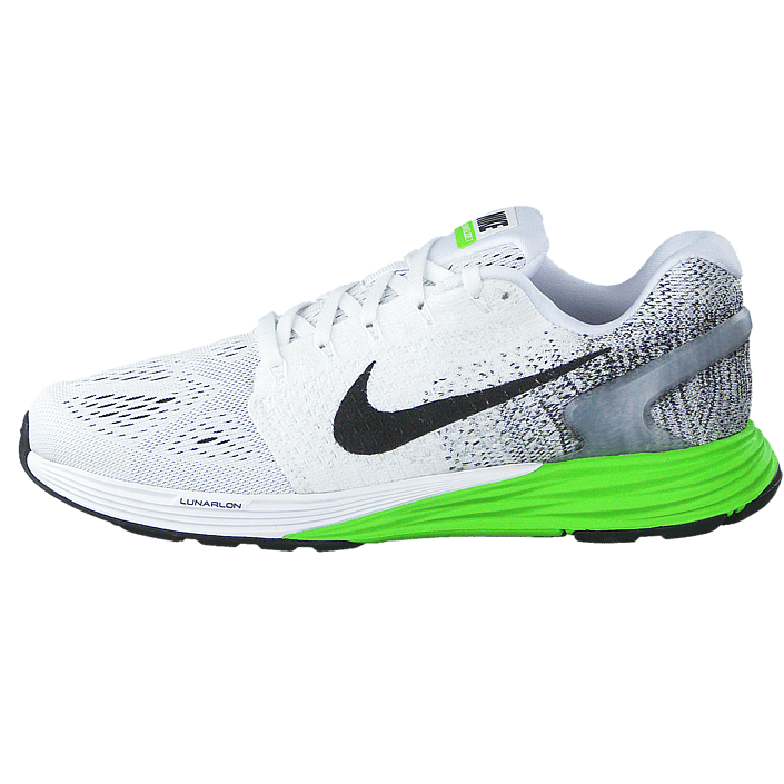 NIKE Lunarglide 3 Girls Youth Platinum//Grey//Orange Sneakers