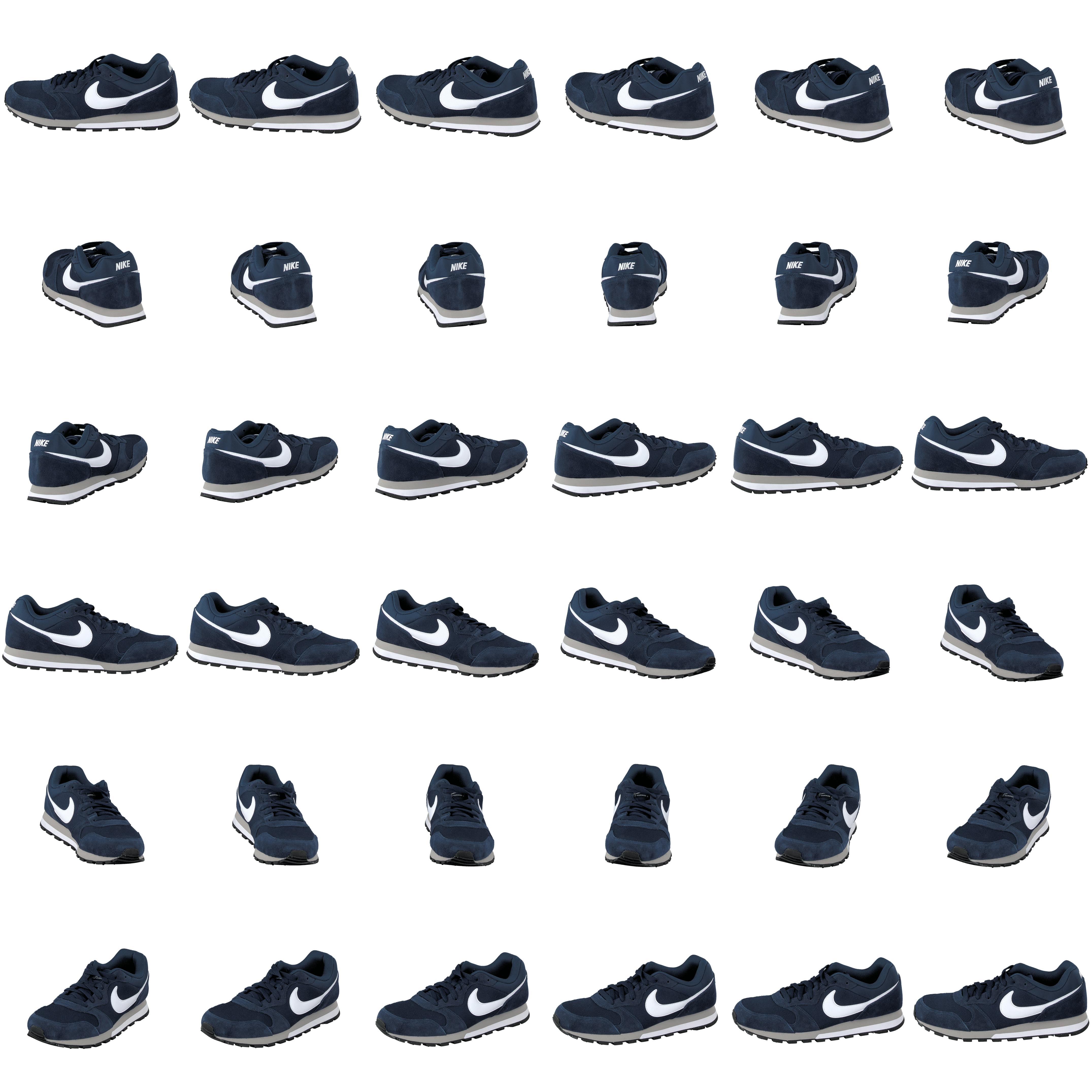 Nike Md Runner 2 Midnight Navy White Wolf Grey Footway