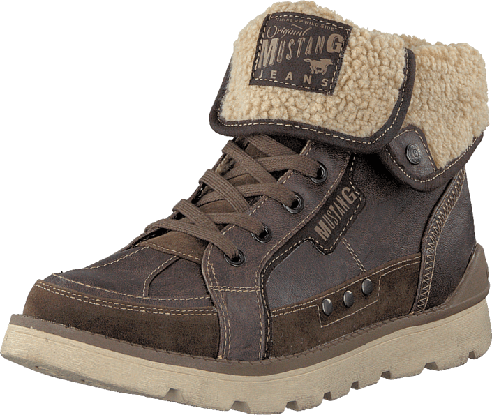 4051603 Men's Boot (fur) Dark Brown