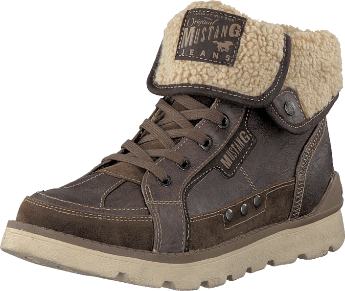 Mustang - 4051603 Men's Boot (fur) Dark Brown