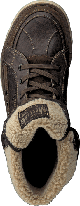 Mustang - 4051603 Men's Boot (fur) Dark Brown