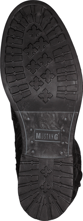 Mustang - 4865605 Men's Lace Ancle Boot Black