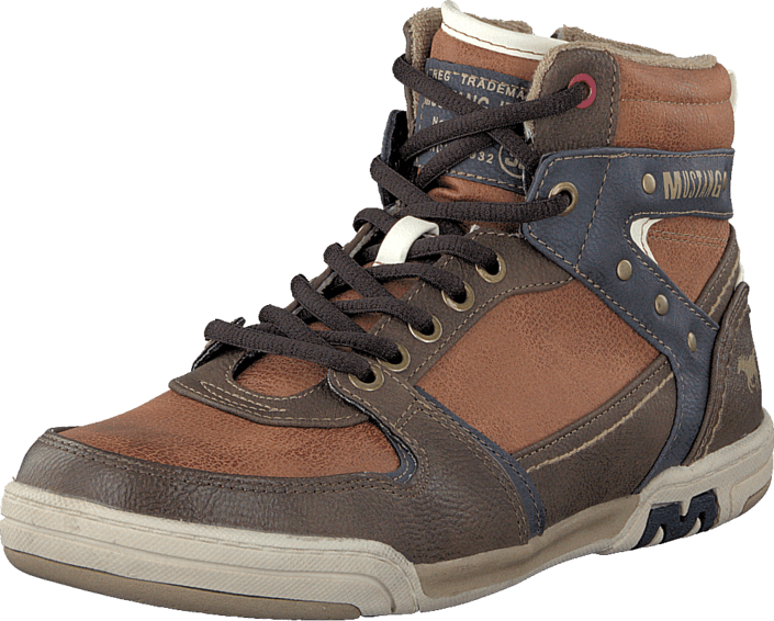 Mustang - 4064503 Men's High Top Sneaker Hazel