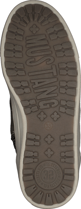 Mustang - 5033504 Jr High Top Sneaker Dark Brown