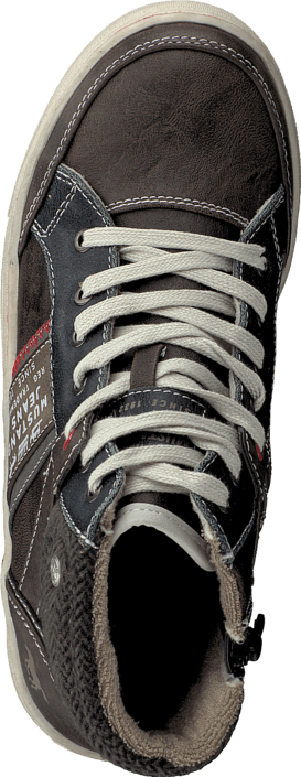 Mustang - 5033504 Jr High Top Sneaker Dark Brown