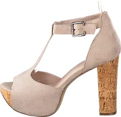 Bianco - T-bar sandal DJF 16 Nougat