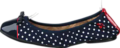 Butterfly Twists - Cara Navy / Wht Polka Dot