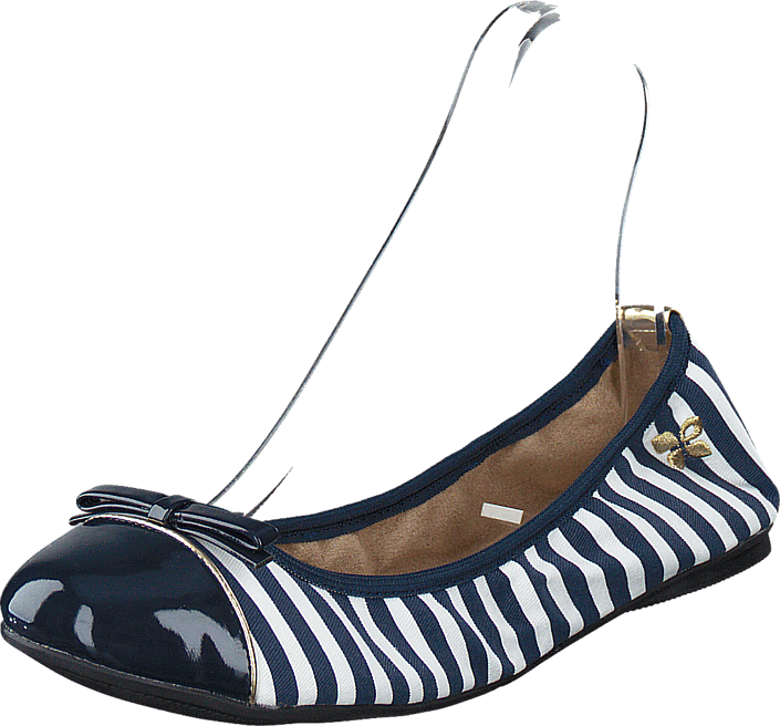 Butterfly Twists - Cara Navy / White Stripe