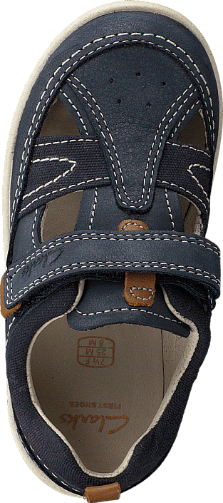 Clarks - Softly Luke Fst Navy Leather