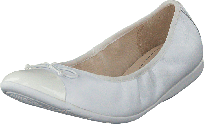 Clarks - Dance Puff Jnr White
