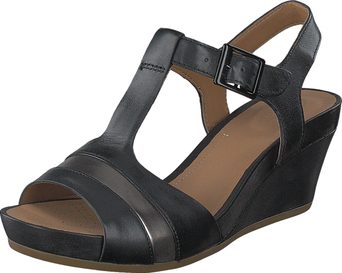 Clarks - Rusty Rebel Black Leather