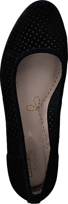 Clarks - Evie Buzz Black Suede