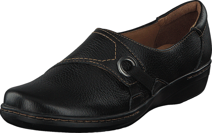 Clarks - Evianna Boa Blk Tumbled Lea