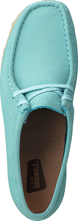 Clarks - Wallabee. Light Blue Nbk
