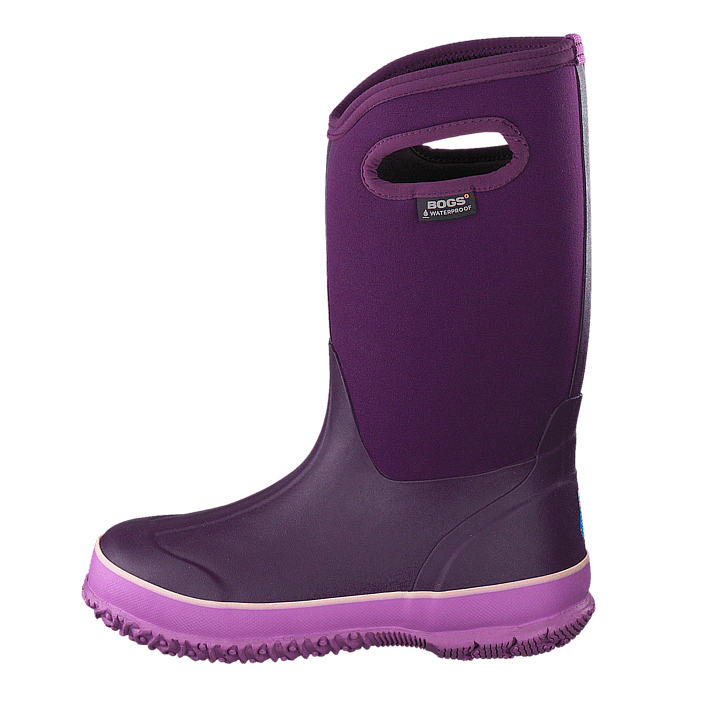 Köp Bogs Classic High Handle Solid Purple Skor Online Köp Bogs Classic High Handle Solid Purple Skor Online
