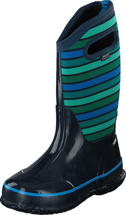 Bogs - Classic Stripes Kids Dark Blue Multi