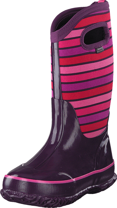 Bogs - Classic Stripes Kids Purple Multi