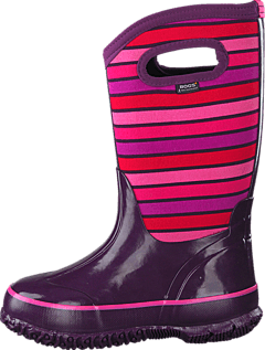 Bogs - Classic Stripes Kids Purple Multi