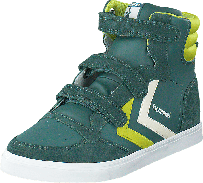 Hummel - Stadil leather junior high Silver pine