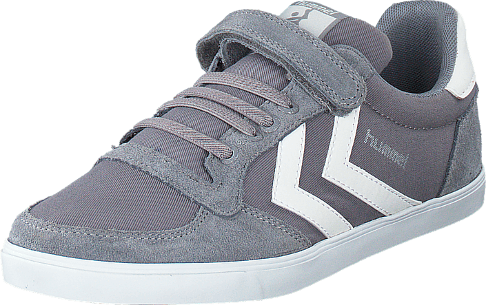 Hummel - Slimmer stadil canvas low Frost grey