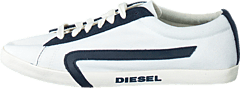 Diesel - Bikkren Canvas White/ Blue Night