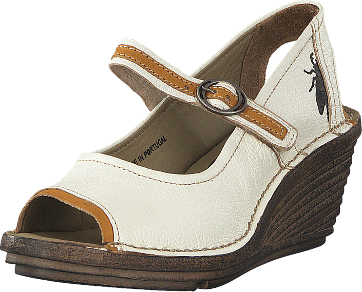 Fly London - Saia Offwhite/Mustard